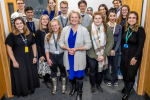 Vicky with Medical Students at ARU