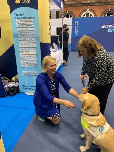 With Guide Dogs for the Blind 